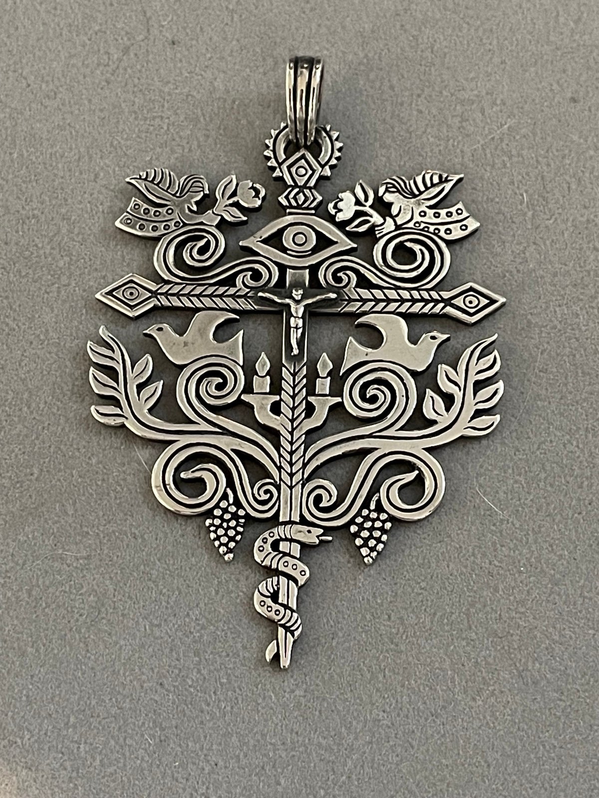 Sterling Silver James Avery Retired Creations Cross Pendant