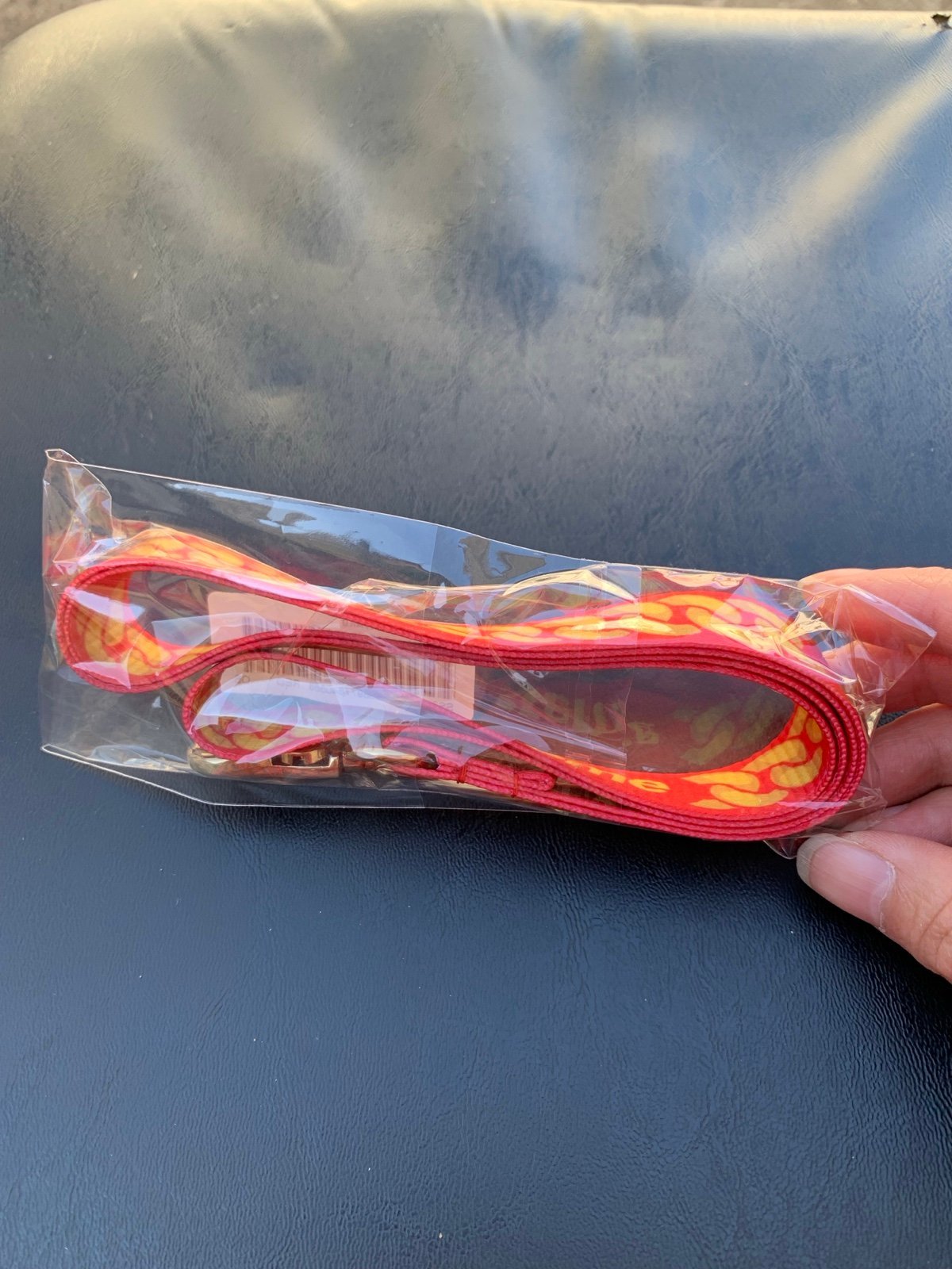 Supreme Cuban Links Lanyard Red