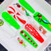 XXL LARGE-THE GRINCH- GEL PRESS ON NAILS