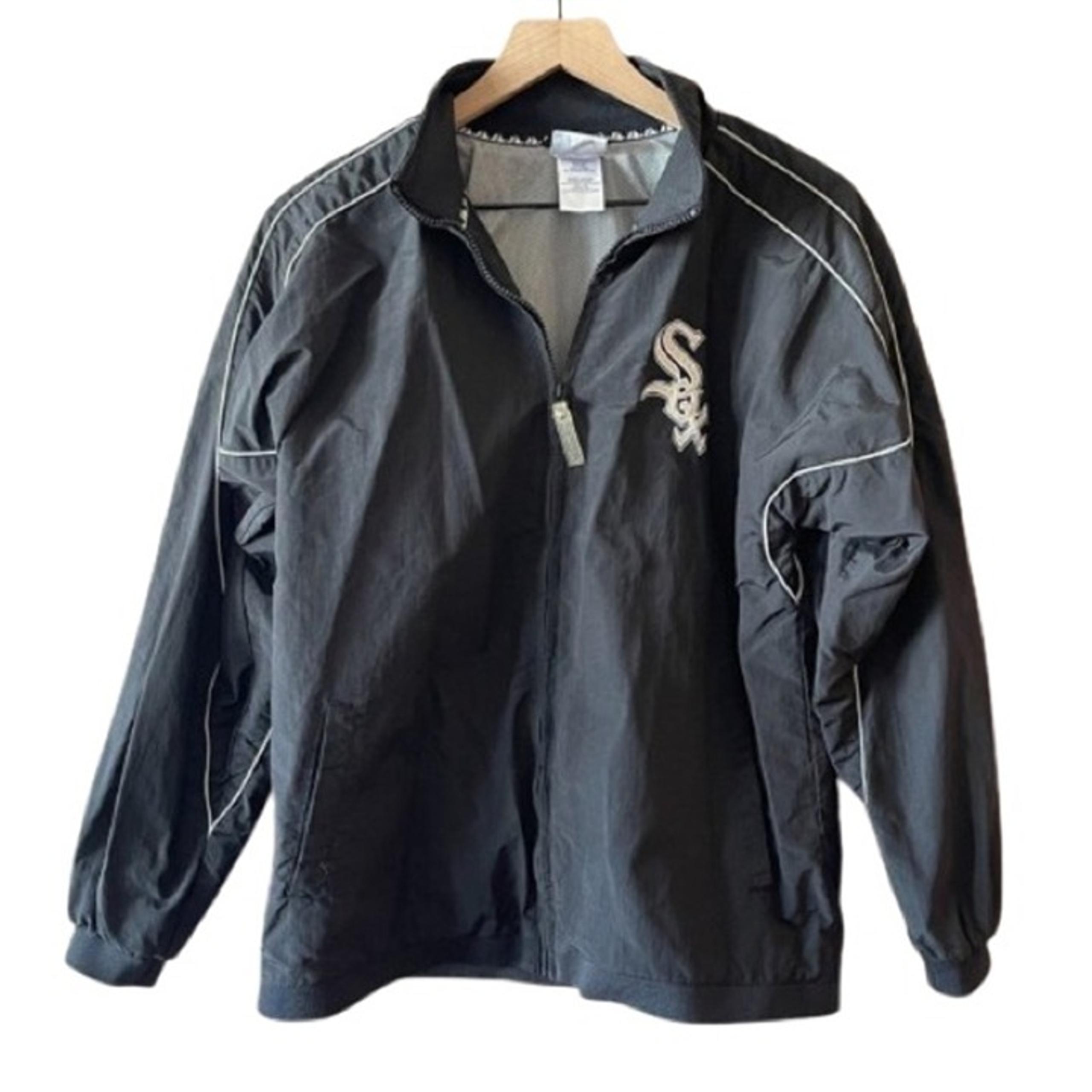 Youth Boy's 14/16 Majestic Chicago White Sox Jacket Spring Fall Southside