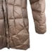 EUC Mountain Hardwear Womens Brown Quilted Down Parka Coat W/ Faux Fur Hood & In
