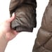 EUC Mountain Hardwear Womens Brown Quilted Down Parka Coat W/ Faux Fur Hood & In