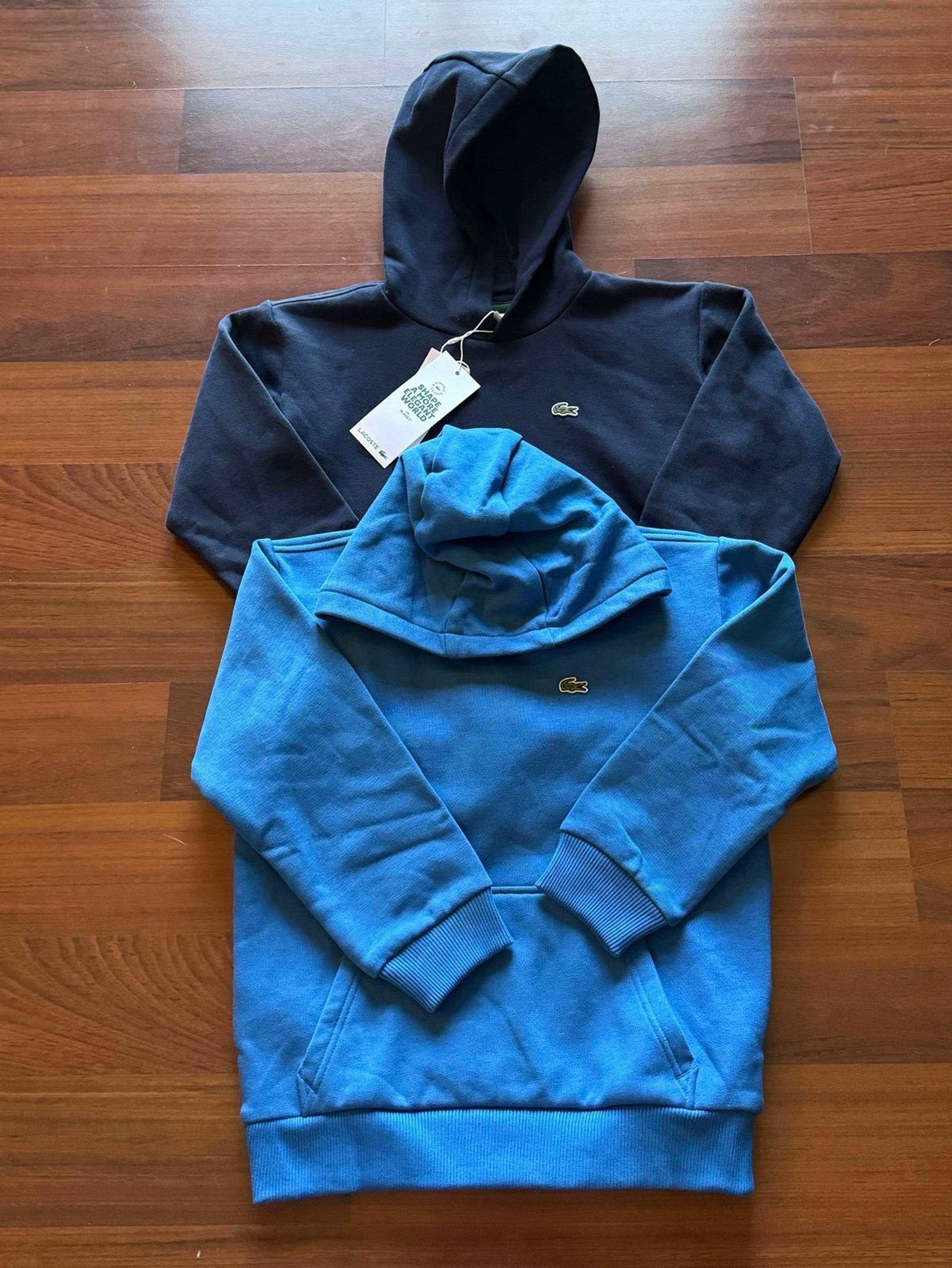 Brand New Bundle of Lacoste Boys Hooded Sweatshirt Pullover Size 7/8  Navy Blue
