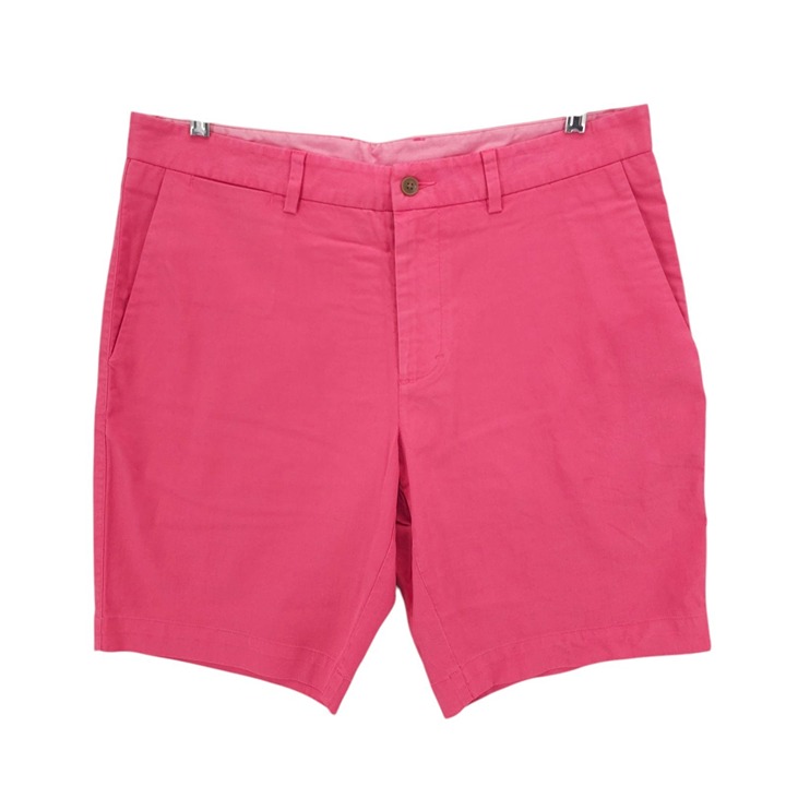 NWT B DRADDY Big Daddy Cool Short Pink Red Chino Cotton Stretch Size 34