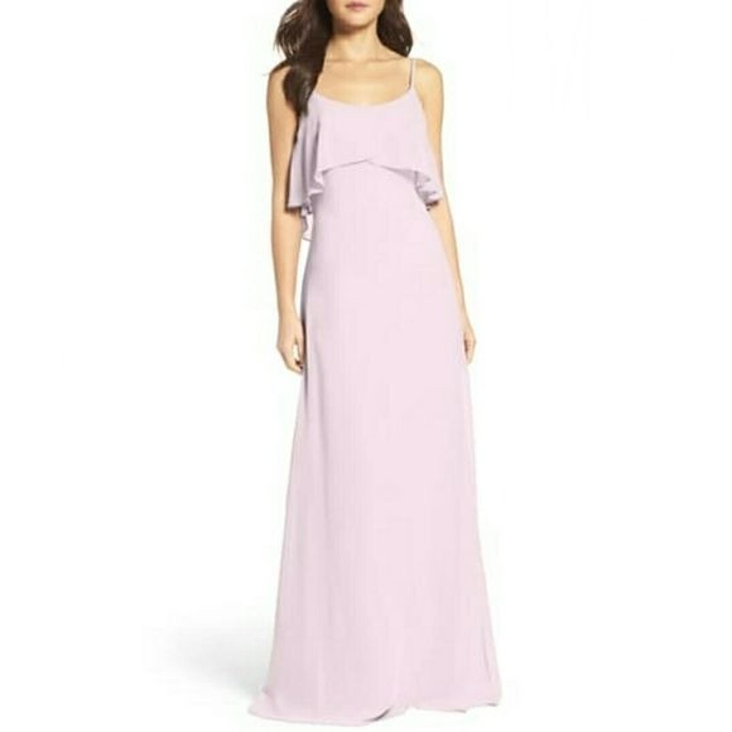Wtoo Ruffle Overlay Chiffon A-Line Gown Size 16W