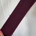 Madewell Polo Top Side Cinch Long Sleeve Collared Blouse Plum Purple Size M