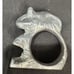 Set of 6 Aluminum Elephant Napkin Rings