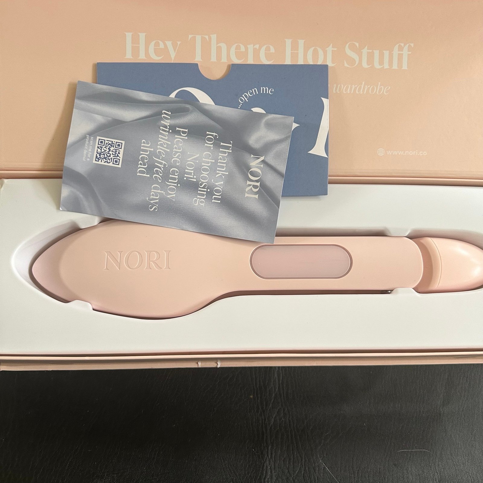 nori press steam iron pink