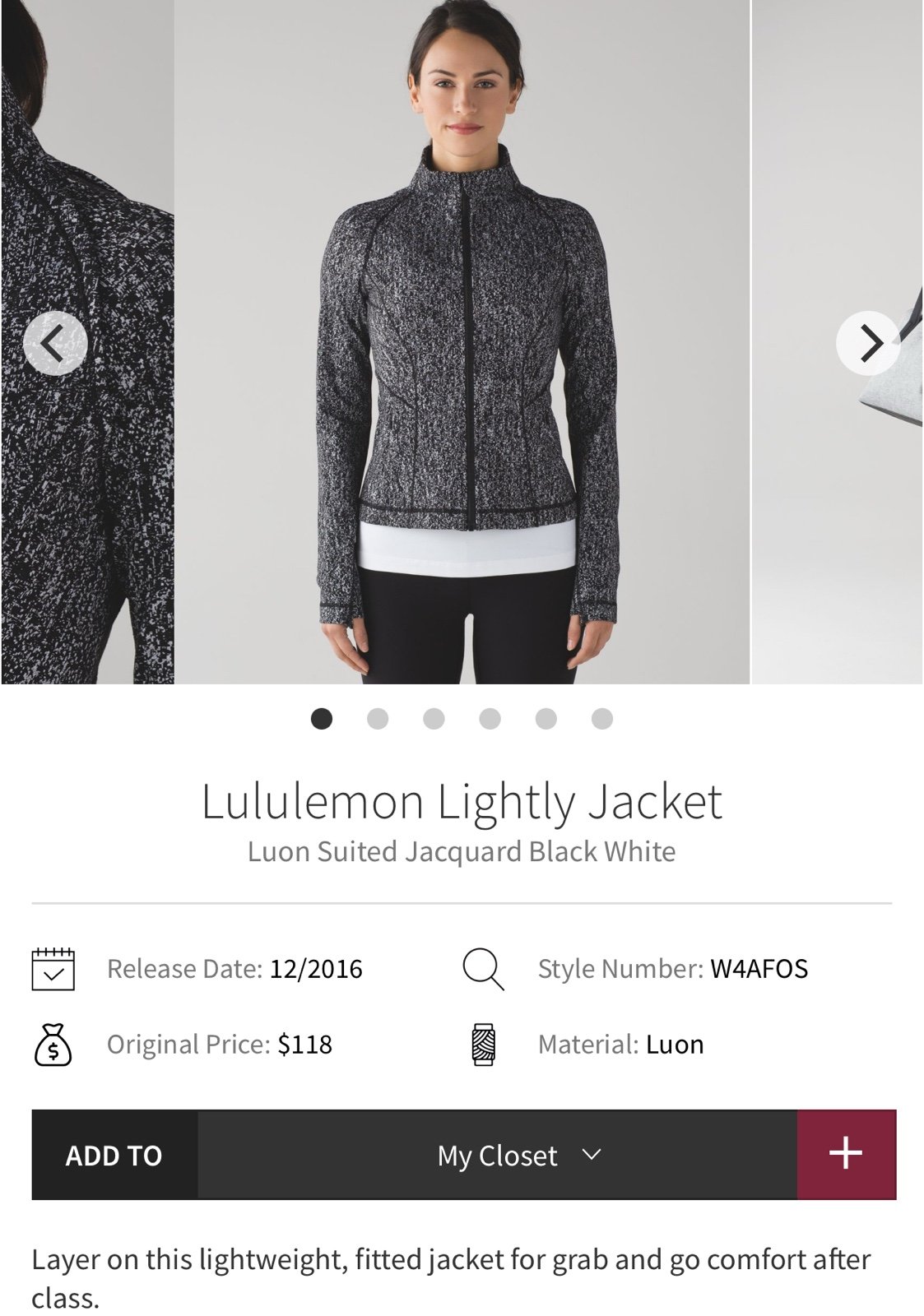 Lululemon jacket