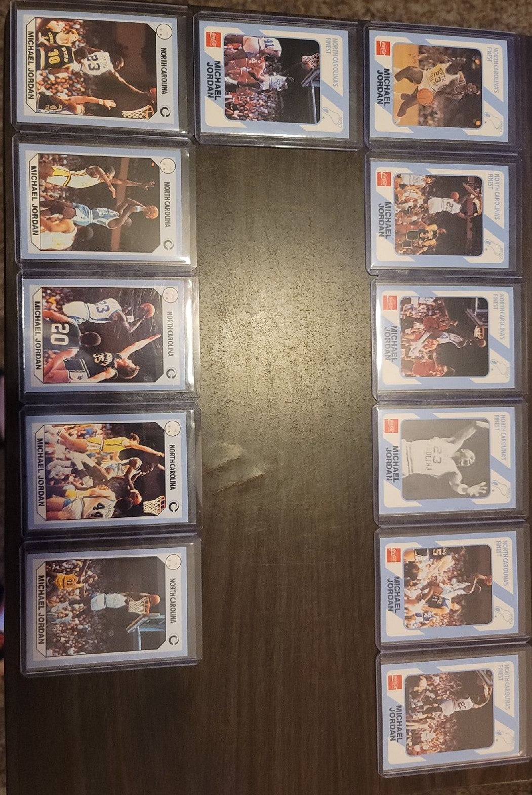 Michael Jordan college cards 2 sets