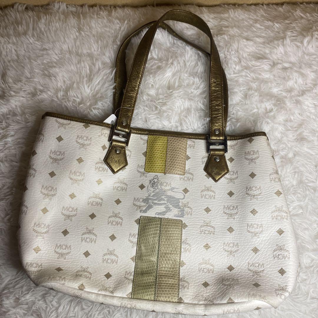 【Used】MCM Visetos Handbag Boston