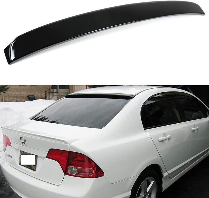 2006-2011 Honda 8-generation Civic Roof Wing PG Style Gloss Black Spoiler