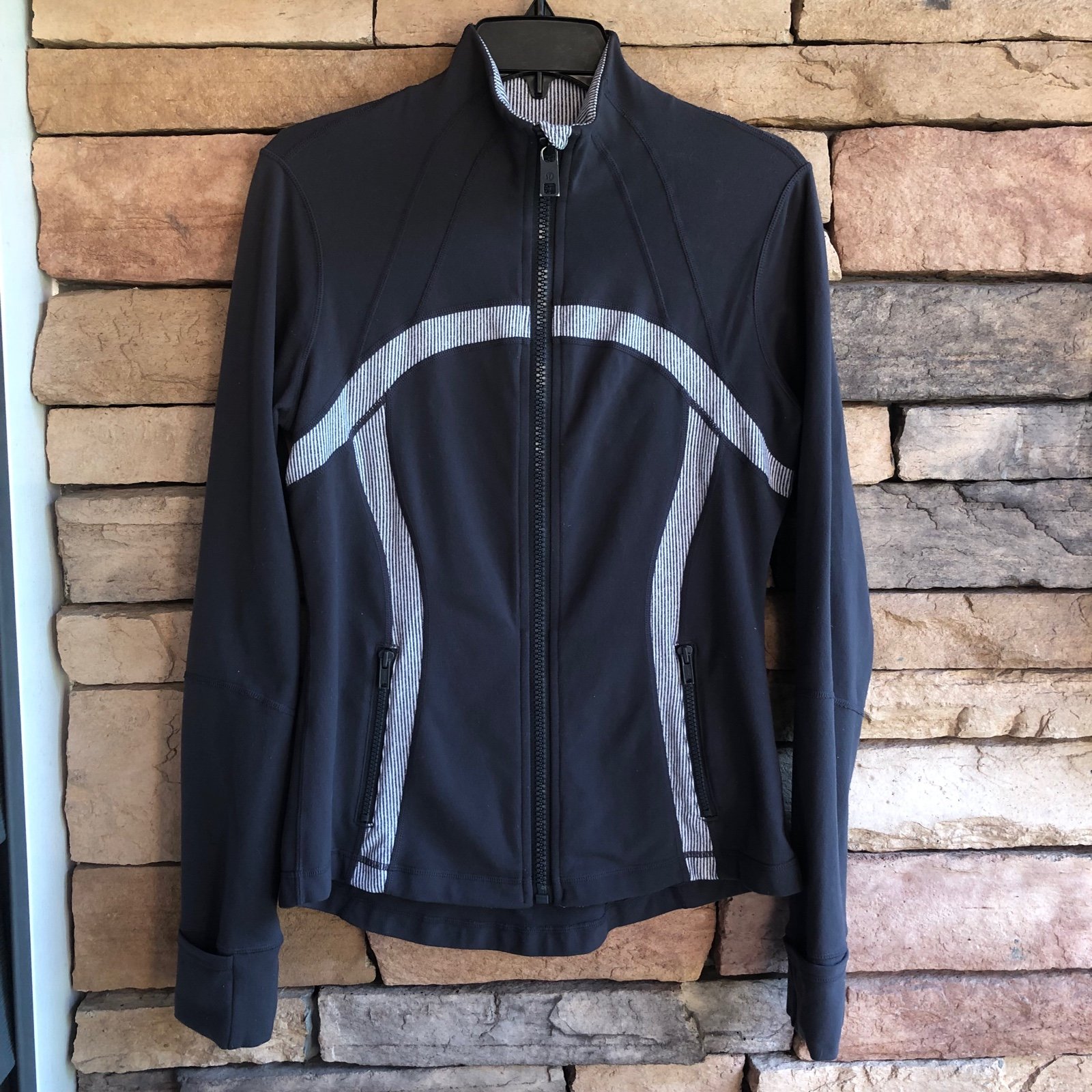 Lululemon Gray Full selling Zip Jacket 10