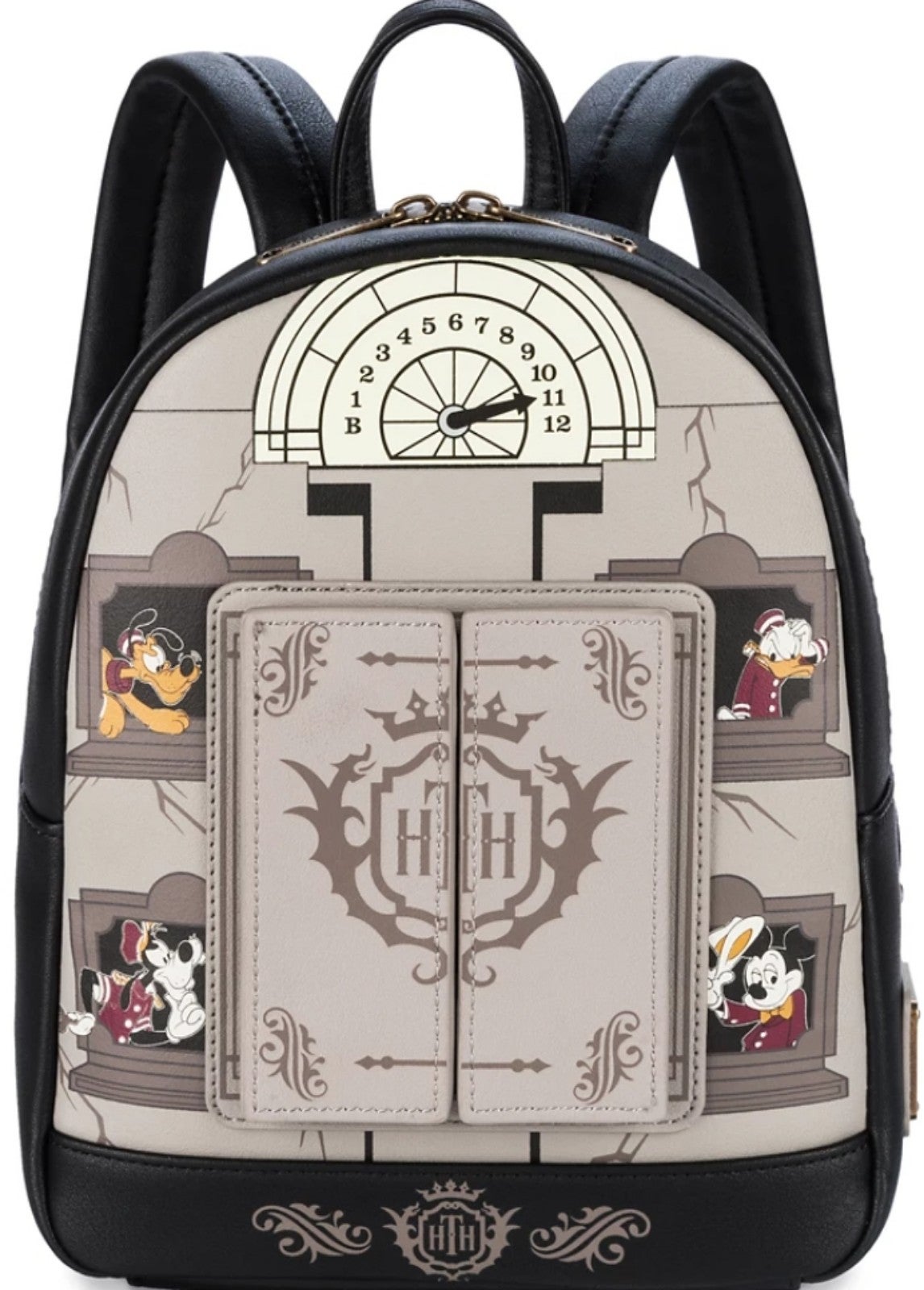 Rare nwt Disney Loungefly Mickey friends Halloween haunted house mini backpack