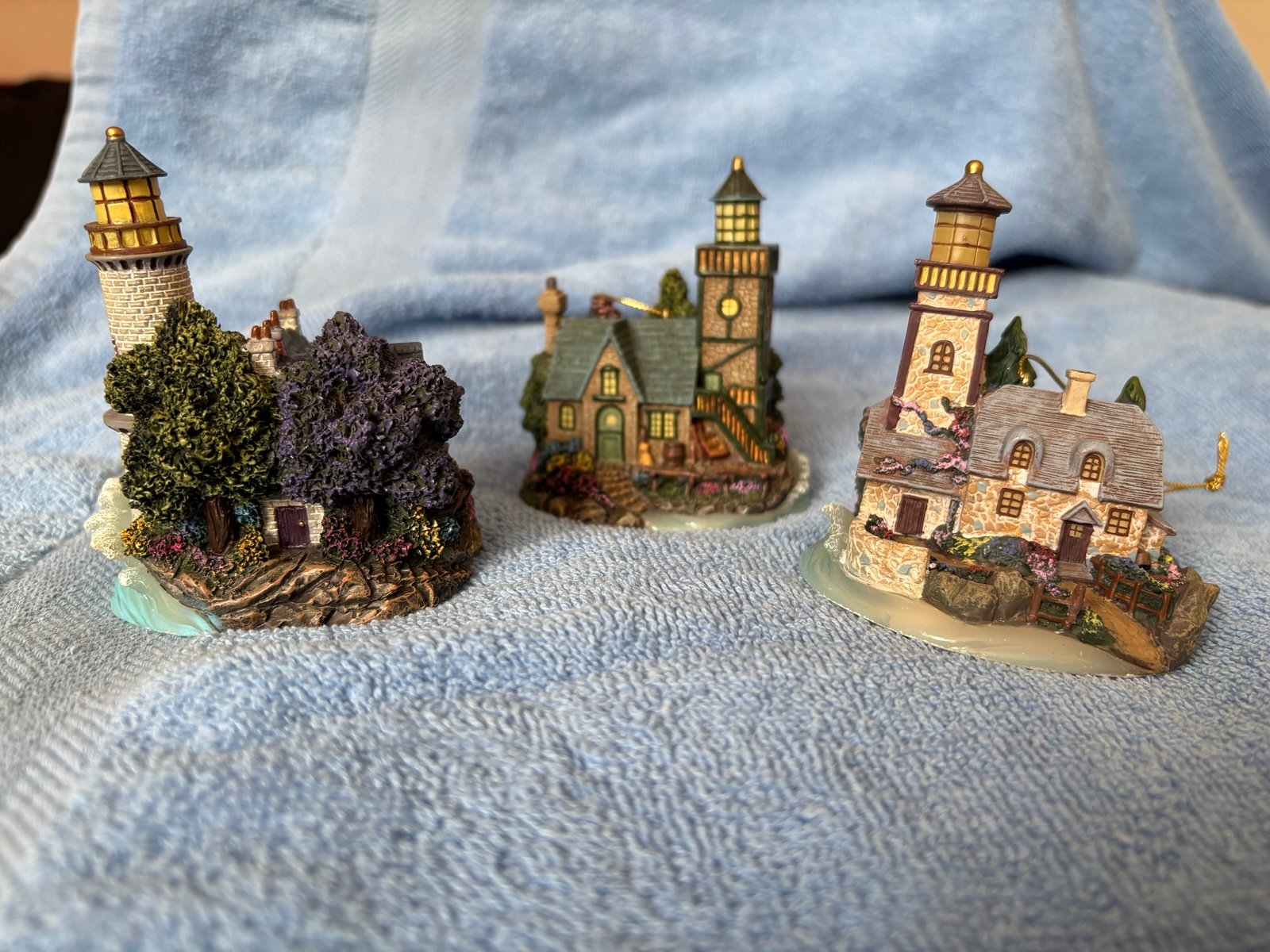 Thomas Kinkade Lighthouse Ornaments