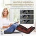 FIT KING Leg and Foot Massager with Heat, Air Compression Leg Massager for Circu
