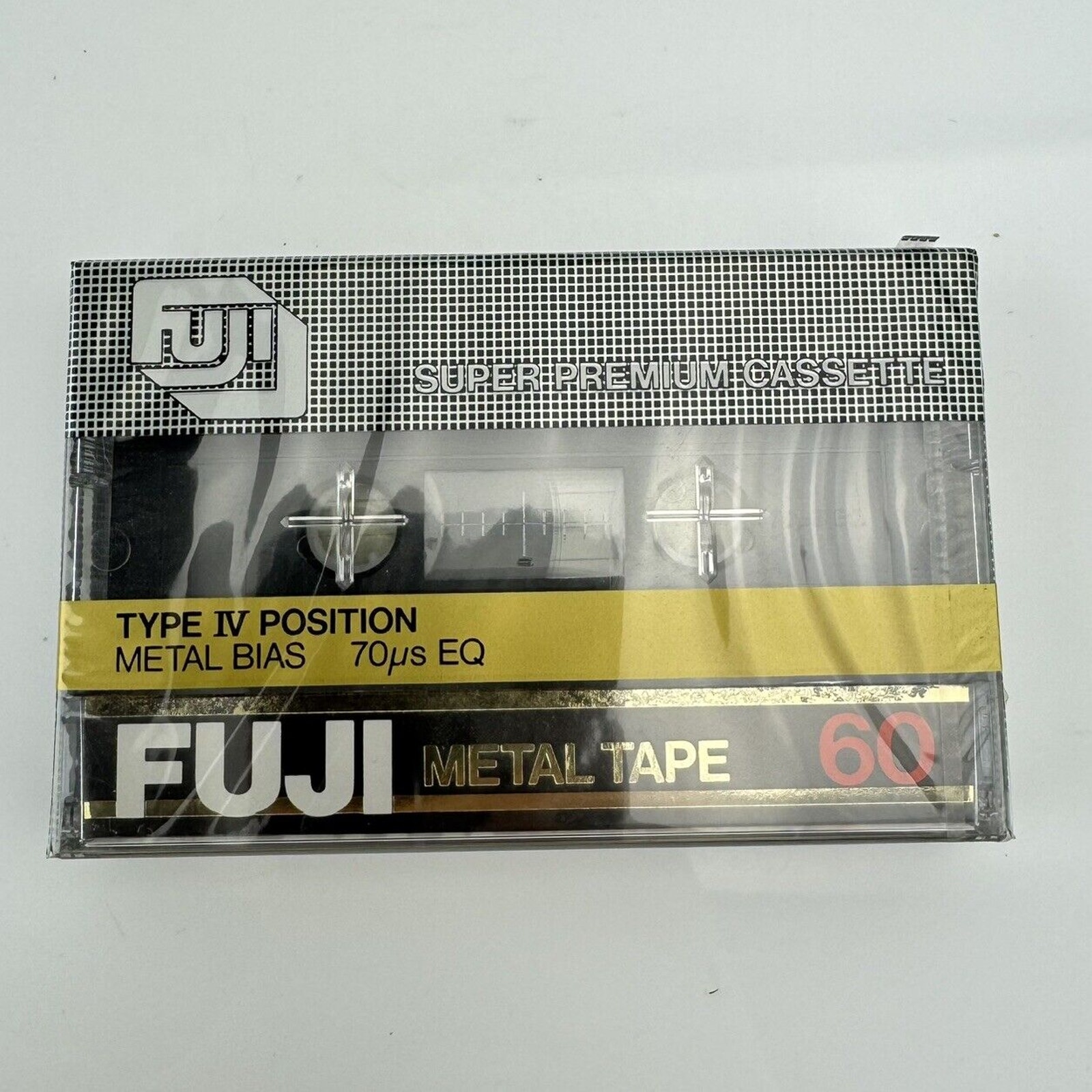 Vintage Fuji Metal Bias Tape 60 Type IV Position Audio Cassette NOS Sealed