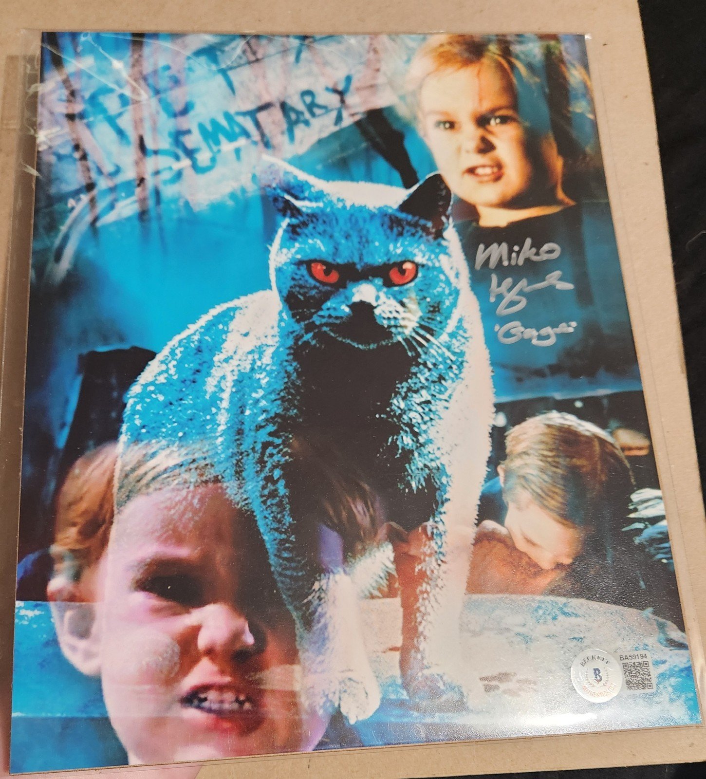 Miko Hughes AUTOGRAPHED 8×10 Colored Photo (PET SEMATARY)