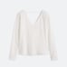 NINE BRITTON Fenton Back Cut Out Detail Knit Top