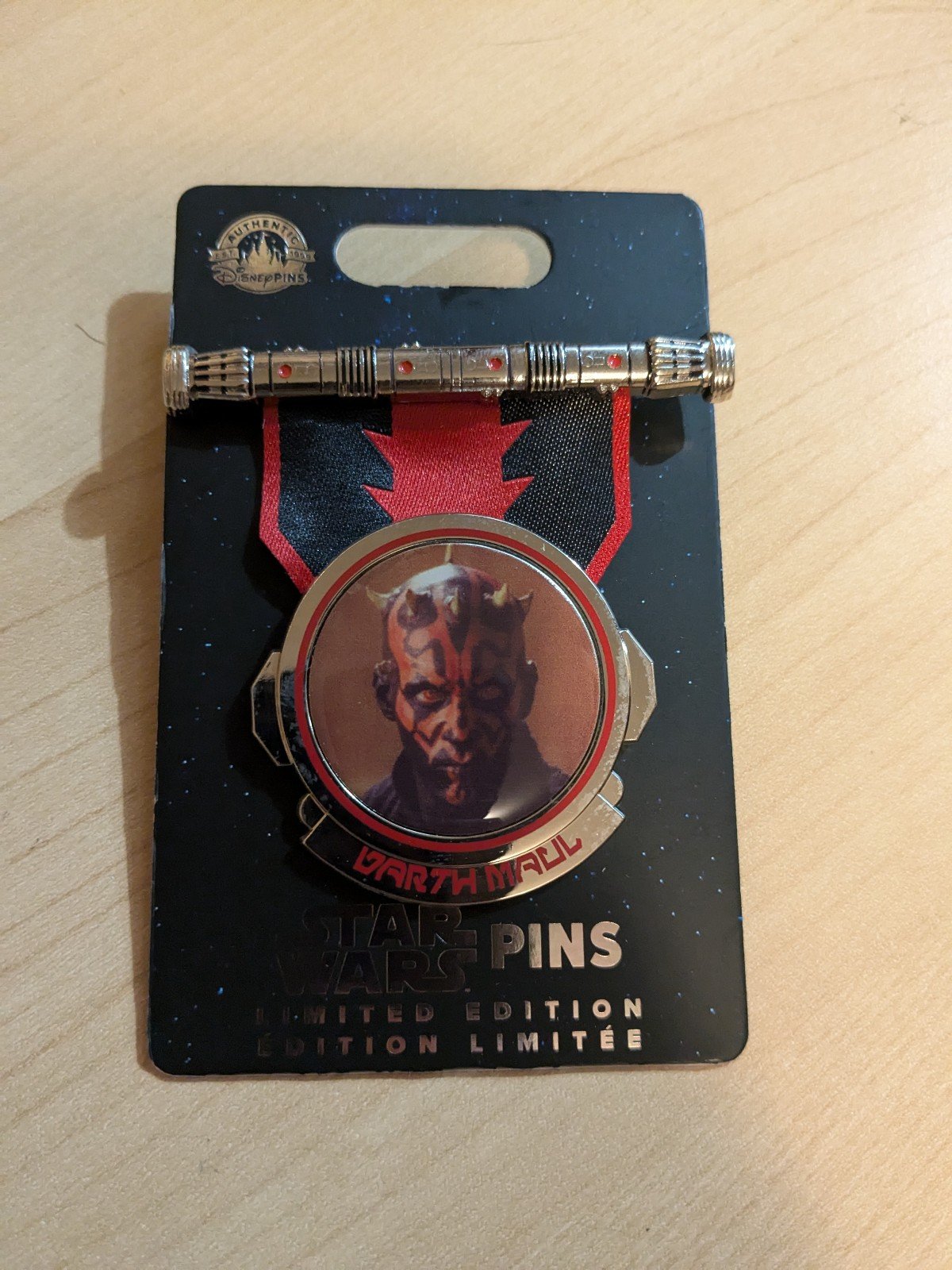 Disney Star Wars Darth Maul Ribbon Pin