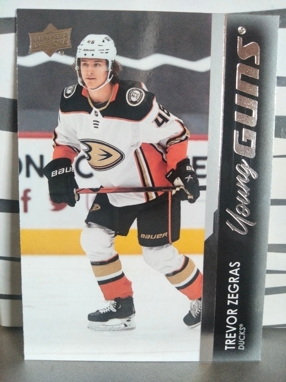 Trevor Zegras Young Guns 2021-22 Upper Deck Series 1 Card # 232