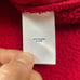 Land's End Pullover Sweatshirt Womens Large Solid Red 1/4 Zip Pocket Outdoor