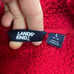 Land's End Pullover Sweatshirt Womens Large Solid Red 1/4 Zip Pocket Outdoor