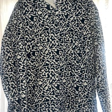 Supreme Pacific Camo Military Pullover Jacket Fur Hood Large Black And White