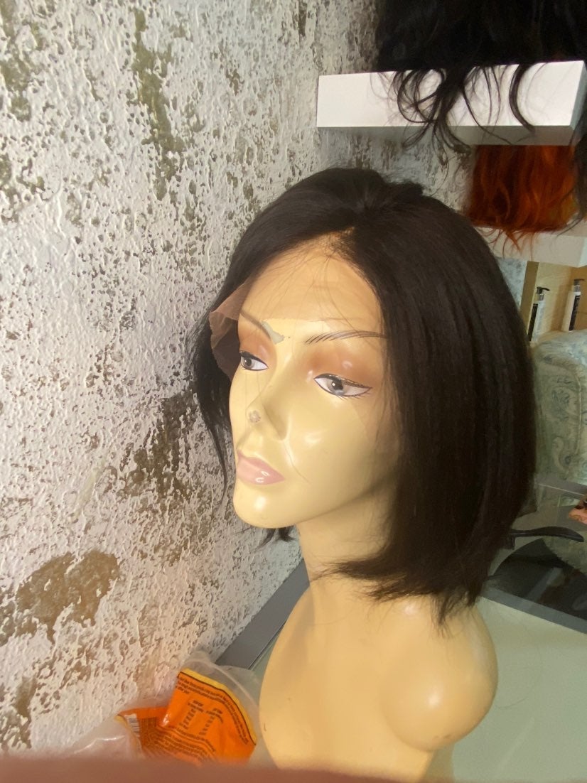 Kinky straight wig
