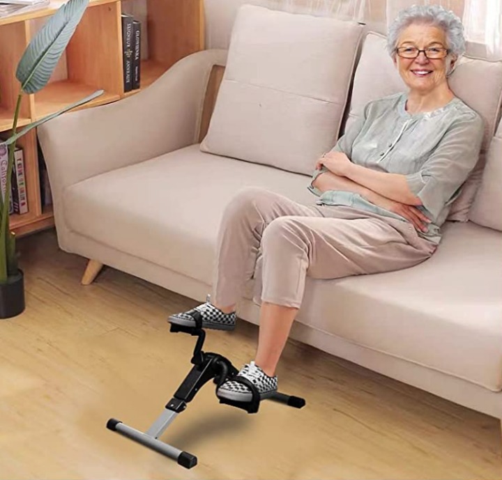 Arm and Leg Exercise Peddler Cycle Mini Bike Machine with LCD Monitor