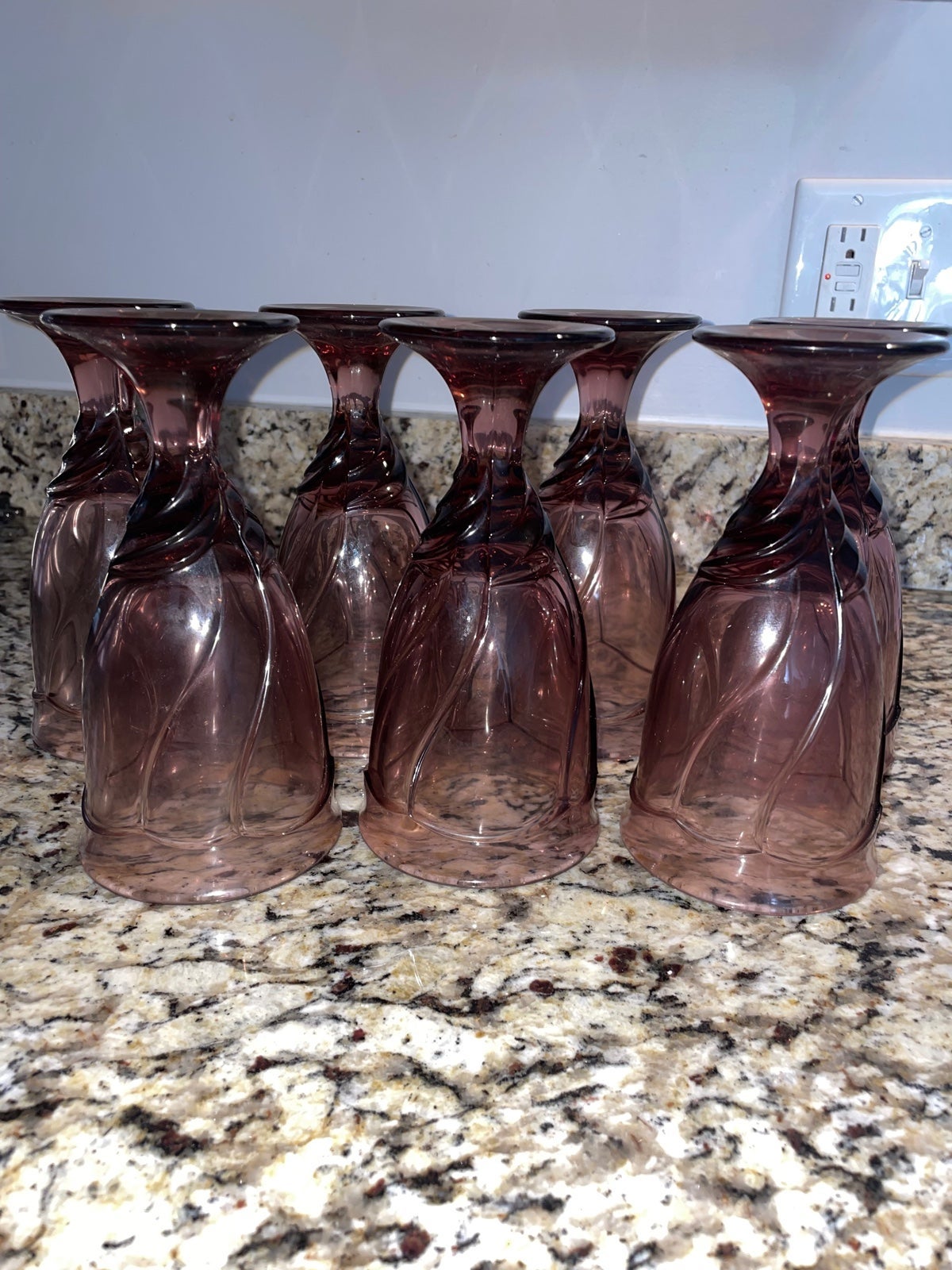Vintage Wine Glasses