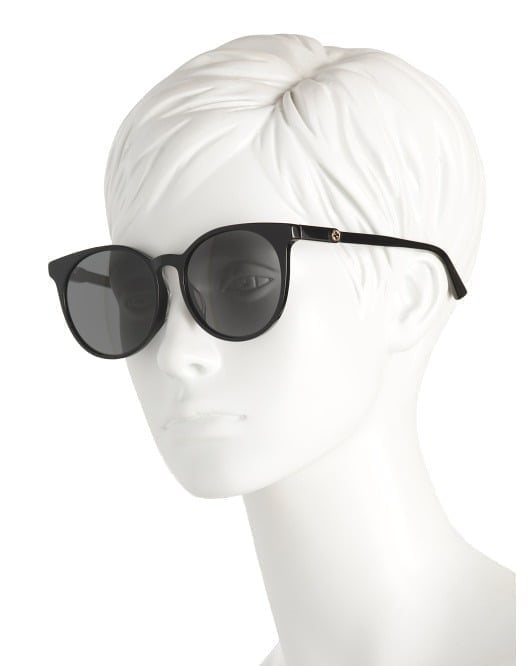 NEW! Gucci Black Round Sunglasses