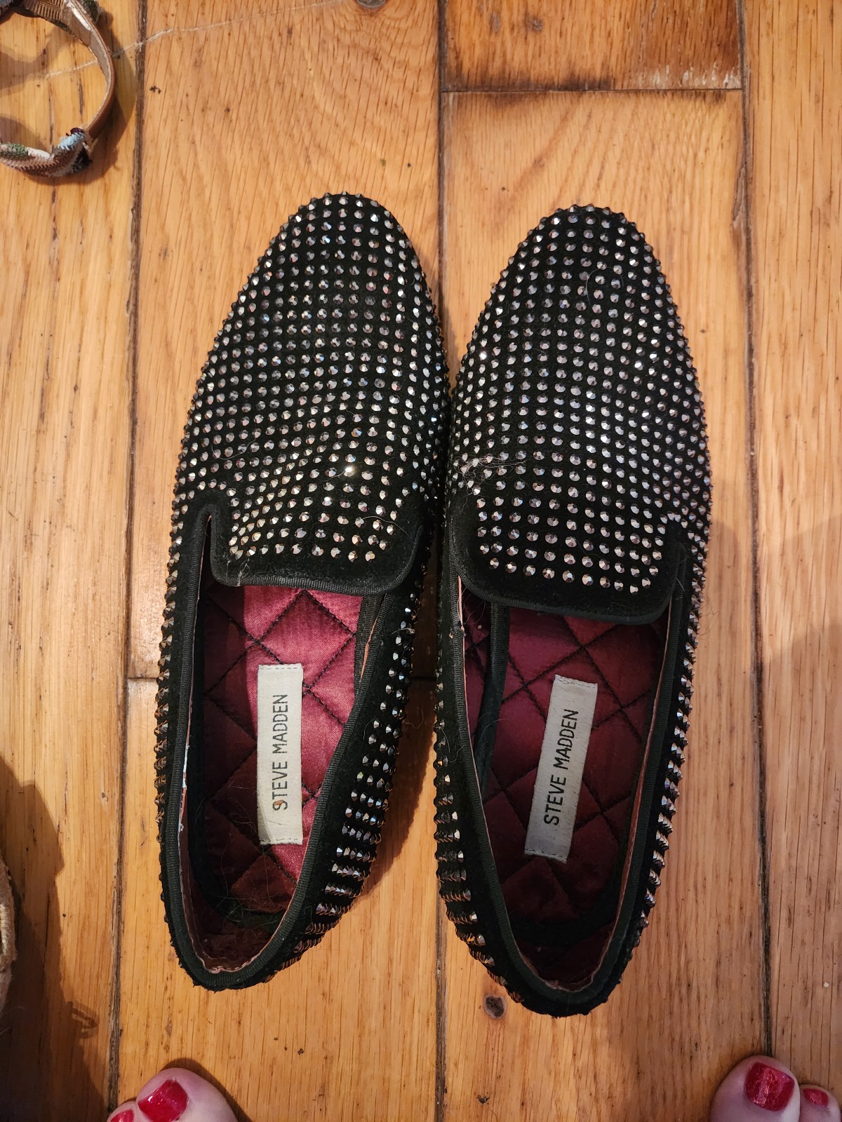 Steve Madden Rhinestone shoes mens 7.5