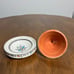 Moroccan ceramic tagine handmade and hand painted. Signed