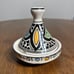 Moroccan ceramic tagine handmade and hand painted. Signed