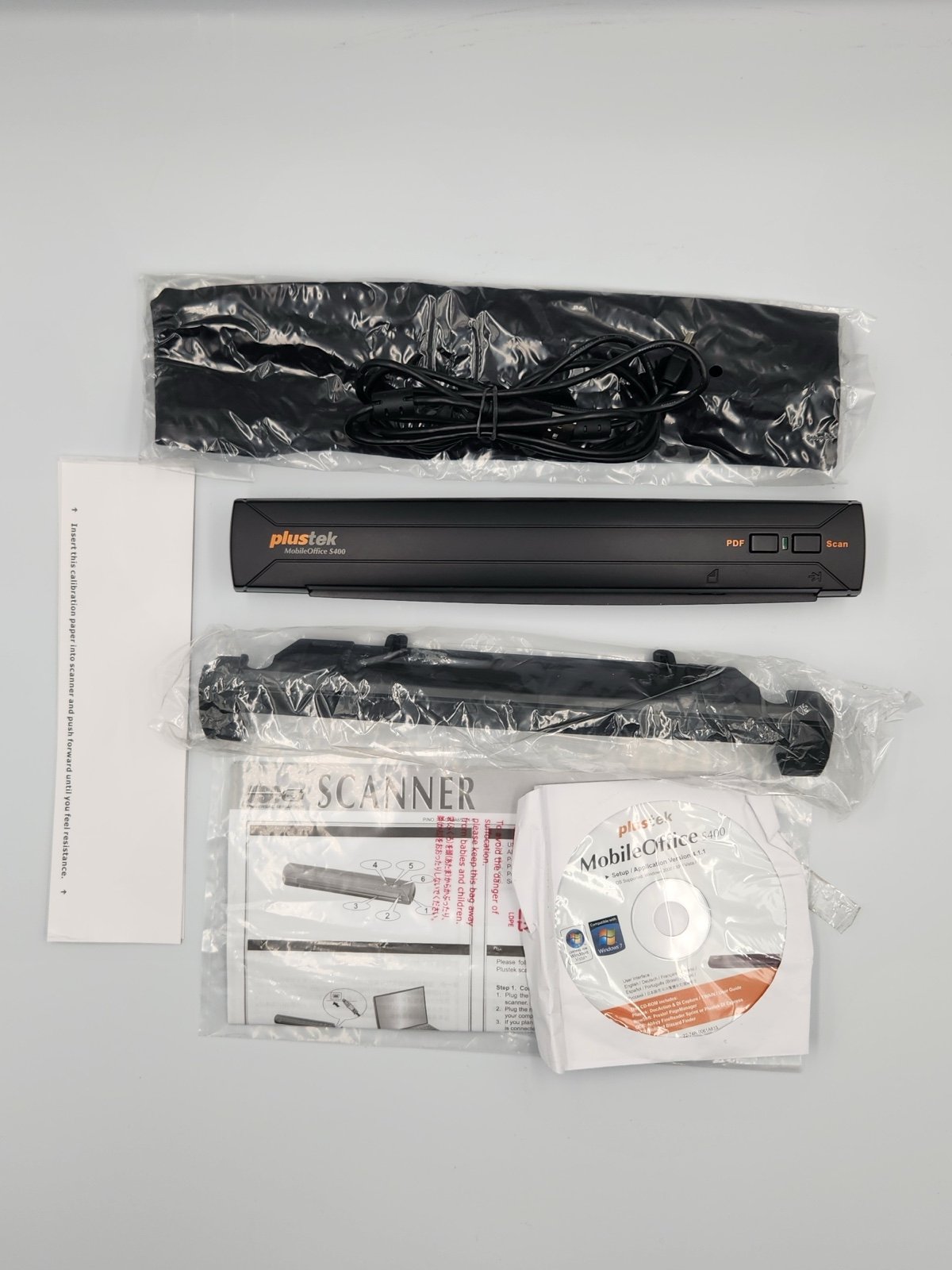 2CY5987 - Plustek MobileOffice S400 Buiness Portable Scanner
