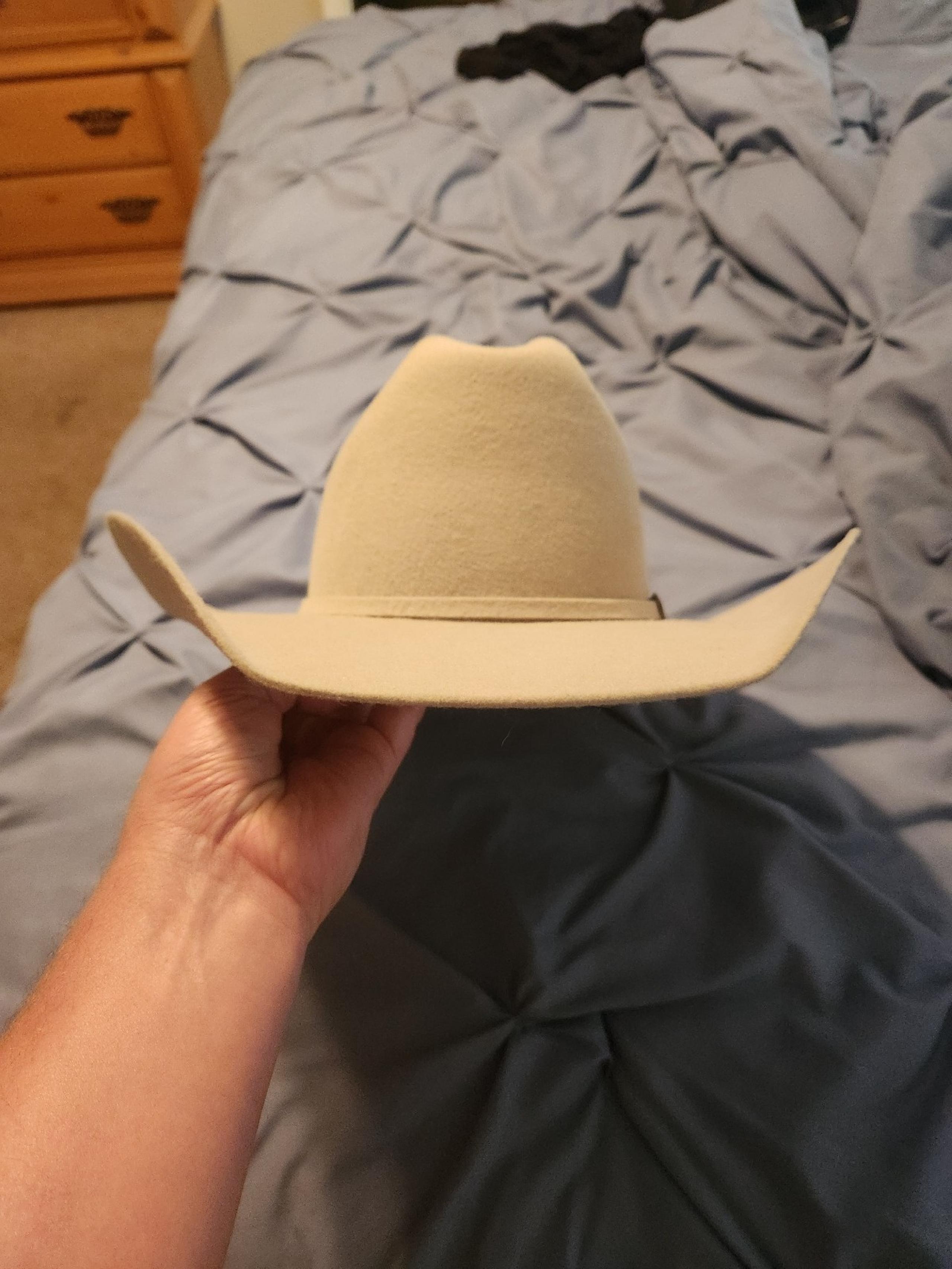 Twister Dallas Silverbelly Felt Mens Cowboy Hat 7 1/8