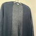 J. Jill Black Open Front Linen Blend Cardigan Sweater S