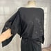David Meister Black Sequin Open Shoulder Dress Size 4