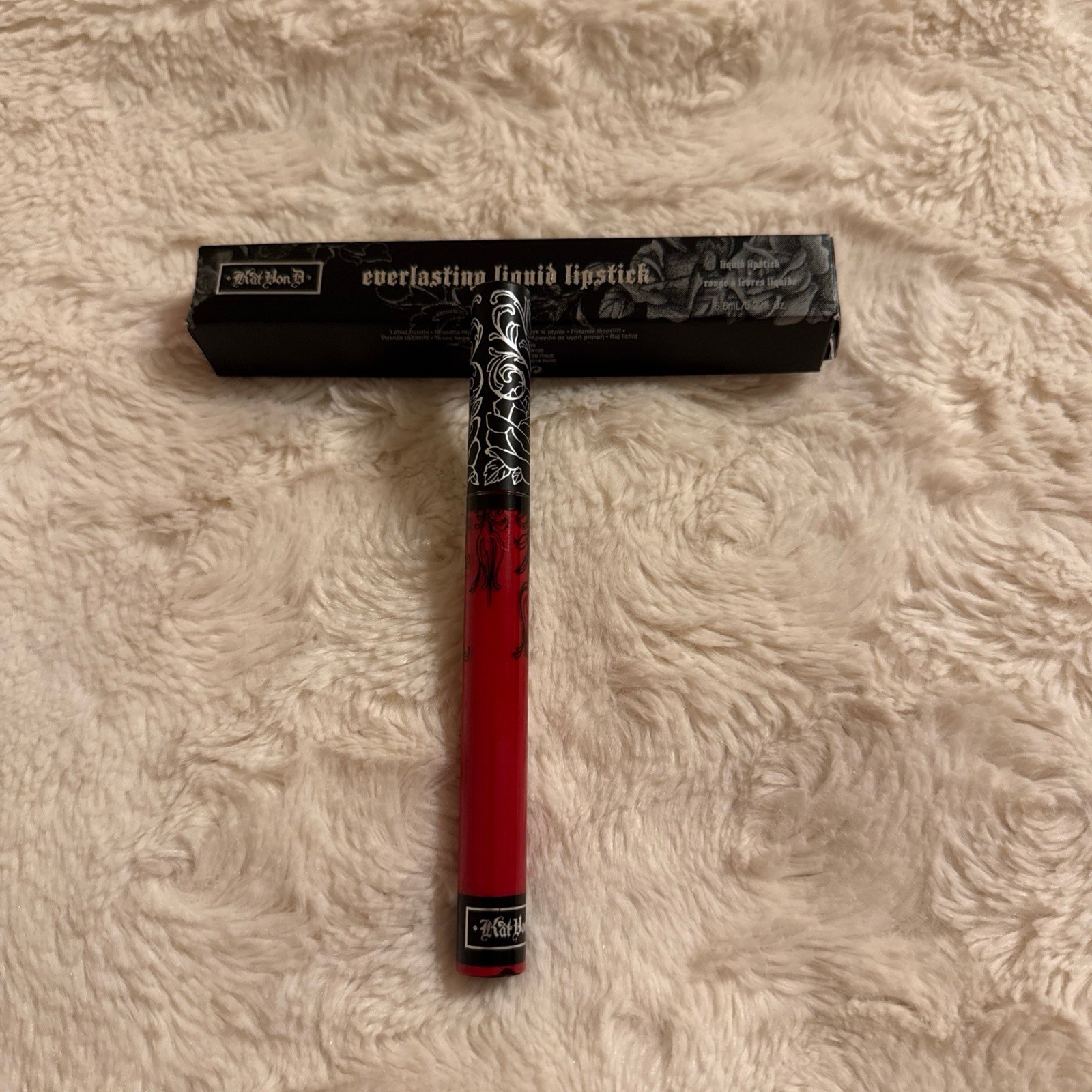 KVD Kat Von D Everlasting Liquid Lipstick Shade Underage Red RARE & DISCONTINUED