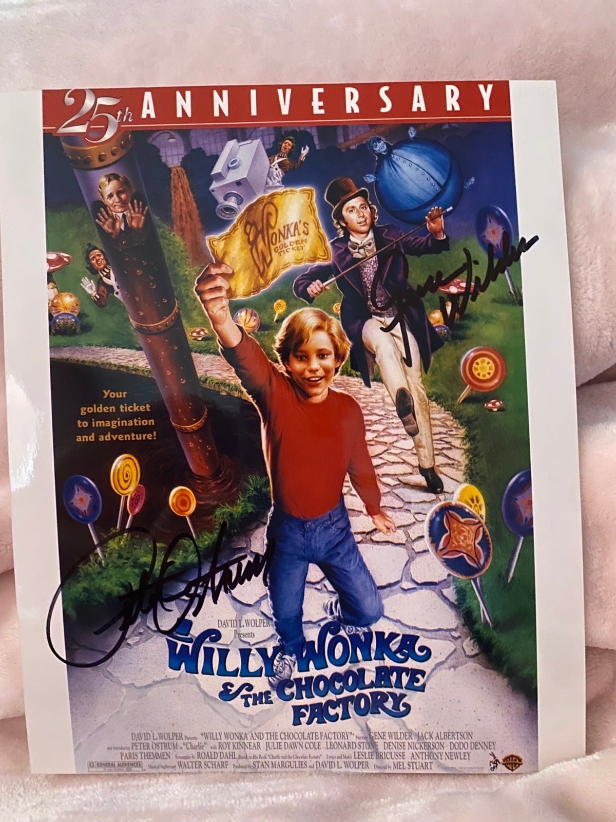 Charlie and the Chocolate Factory signed photo