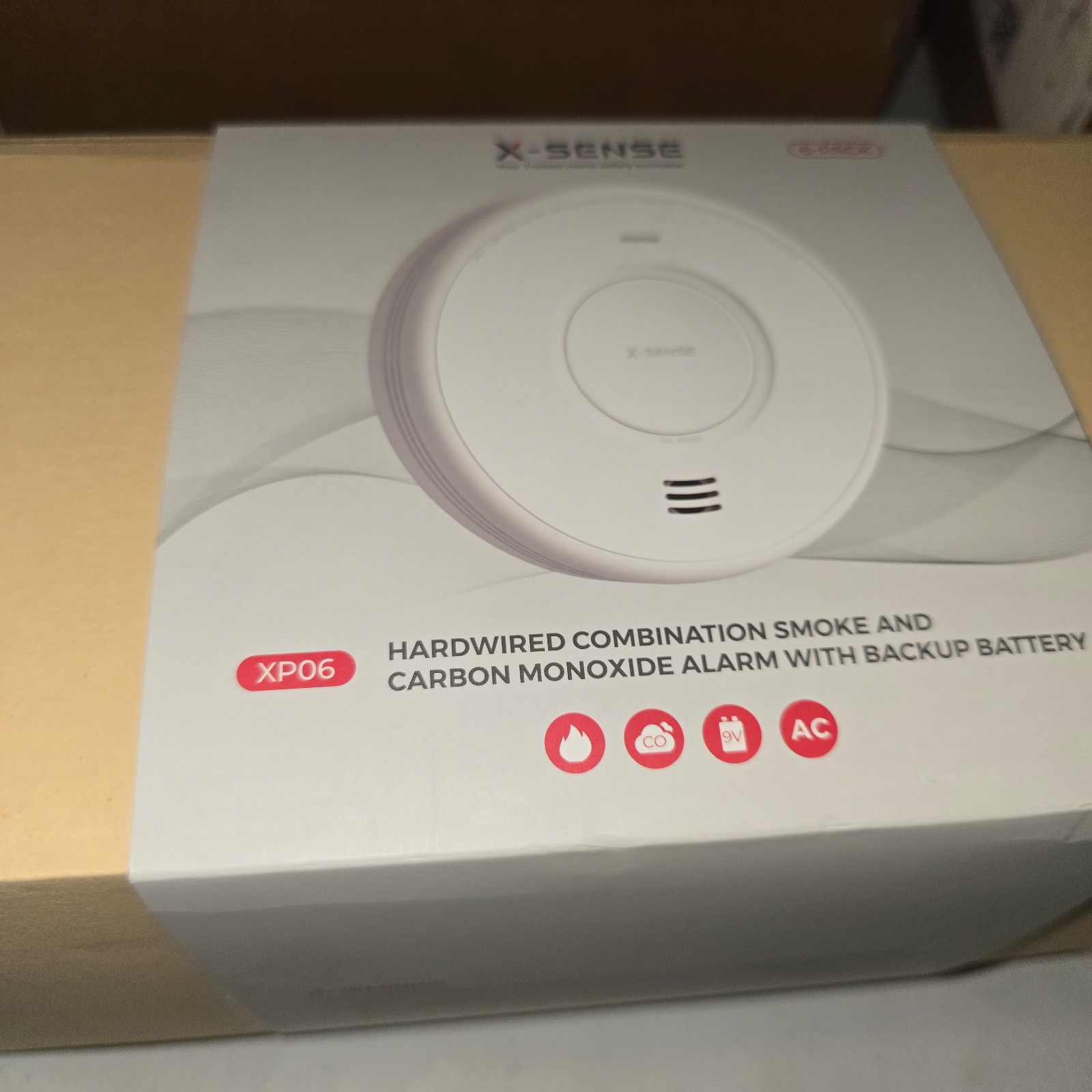X-SENSE XP06 Hardwired Interconnected 6PACK Smoke & Carbon Monoxide Detector