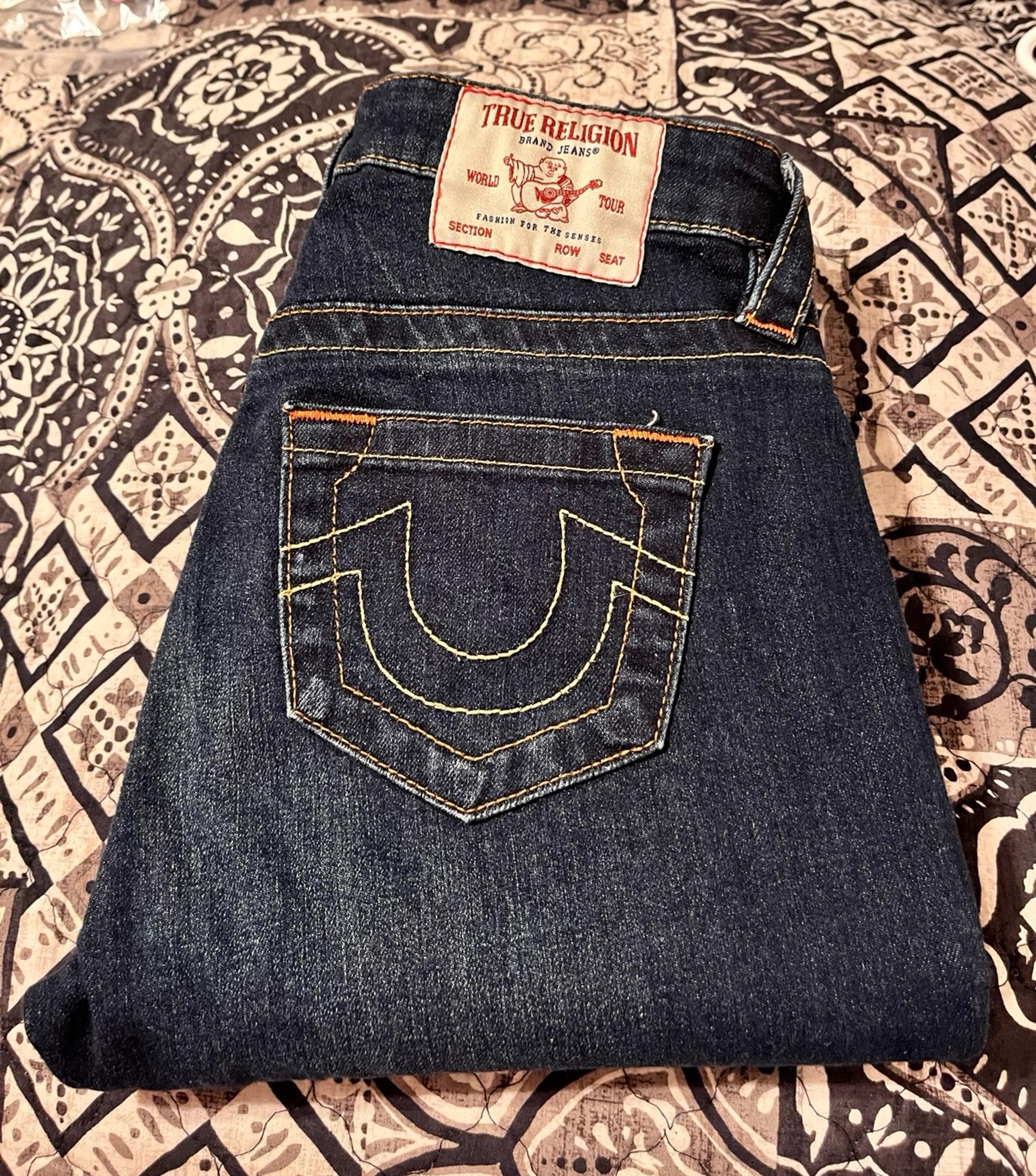 True Religion Jennie Curvy Mid Rise Super Skinny jeans. Women’s sz 25.