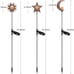 Solar Lights Outdoor Garden Decorations Sun Moon Star Stake Light