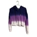 Good American Cropped Hoodie Blue and Purple Ombré Size 1 or Small
