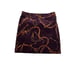 New Talbots Womens 10P Corduroy Chain Rope Print Chino Straight Skirt