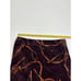 New Talbots Womens 10P Corduroy Chain Rope Print Chino Straight Skirt