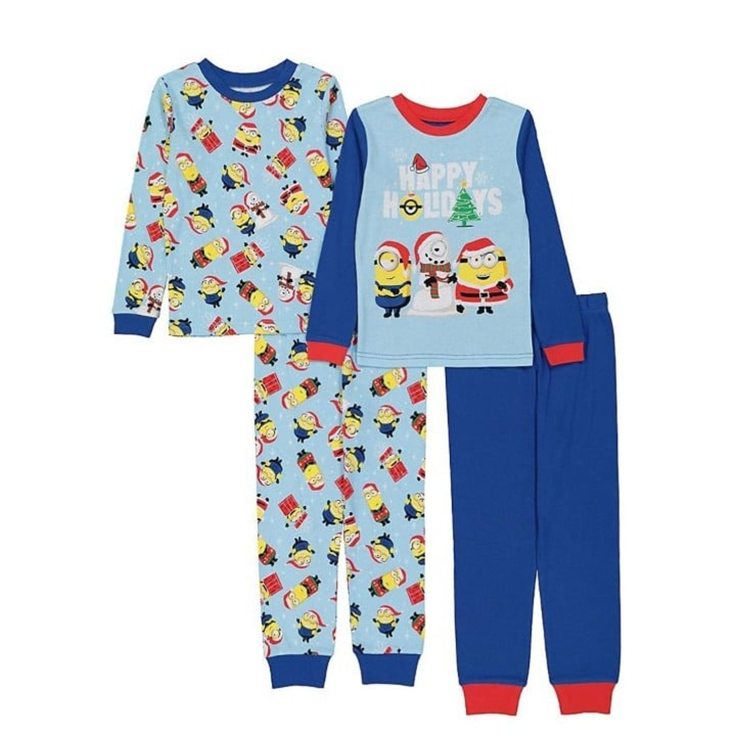 New Despicable Me Minion Holiday Pajama Sets (Size 4)