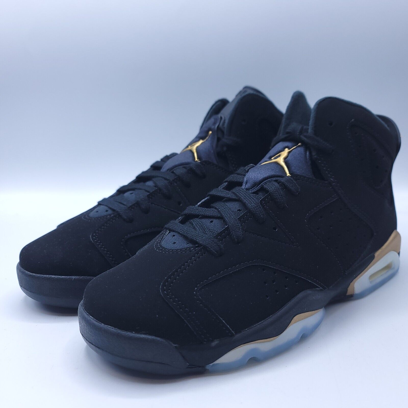 Nike Air Jordan 6 Retro Athletic Shoe Boys Size 6.5 CT4964-007 Black Gold