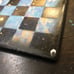 Scrapbook Chess Set - Blue Crystal Gold (Resin Pieces)